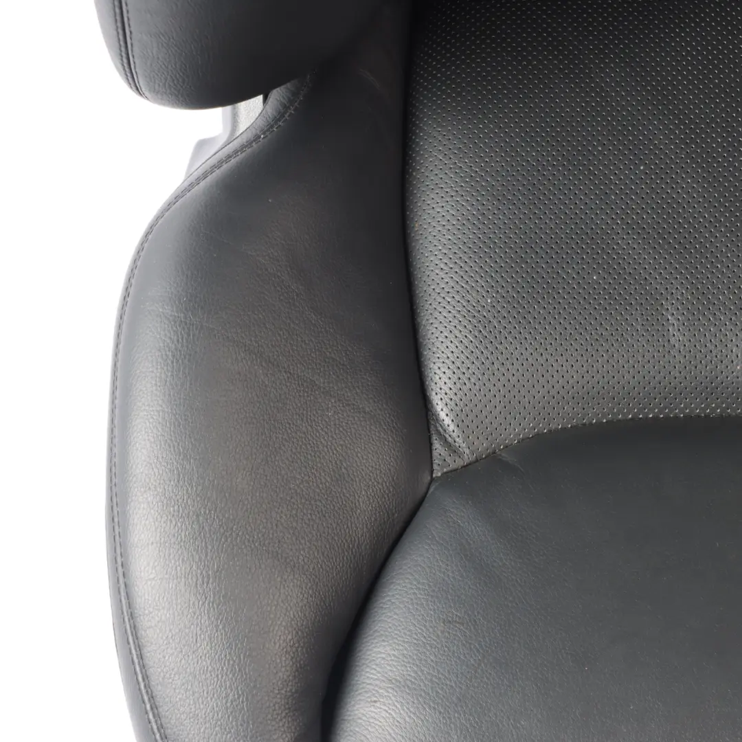 Mercedes W220 Front Seat Heated Memory Left N/S Leather Black