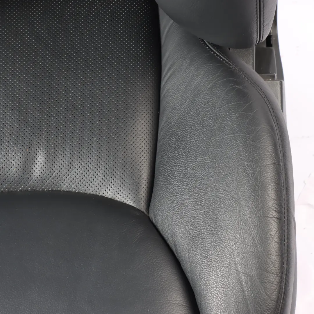 Mercedes W220 Front Seat Heated Memory Left N/S Leather Black