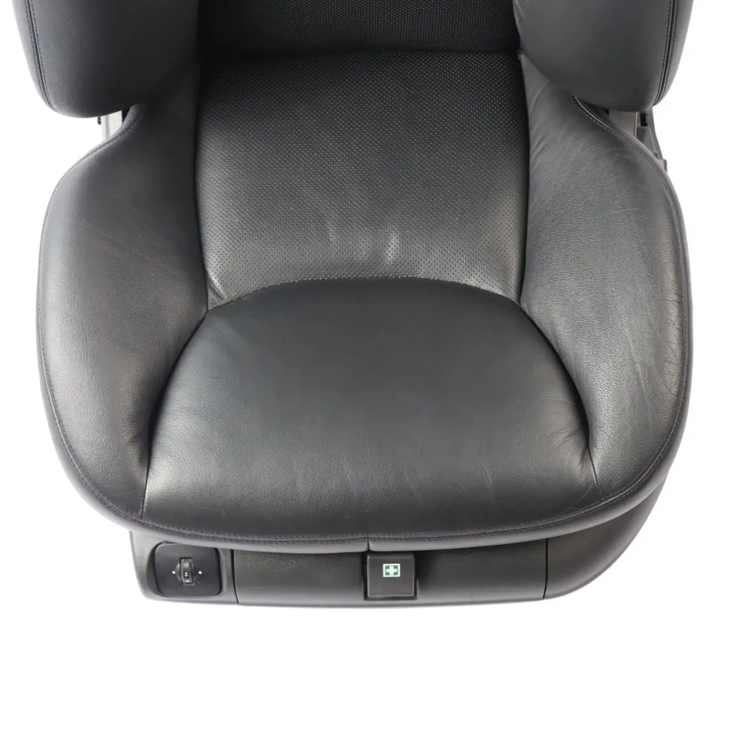 Mercedes W220 Front Seat Heated Memory Left N/S Leather Black