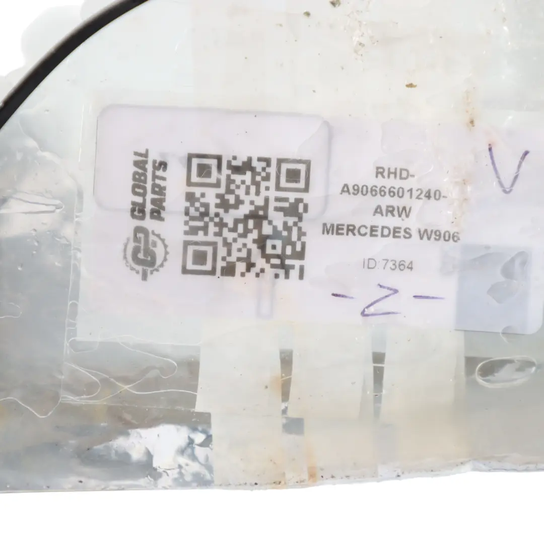 Mercedes W906 Seat Box Front Left N/S Passenger Seat Mount Arctic White - 9147 