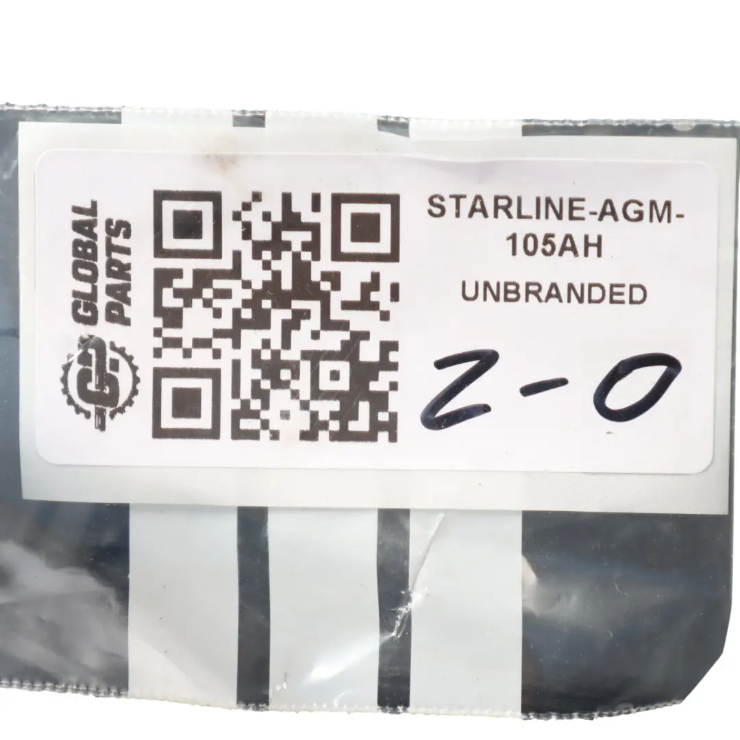 Starline AGM Car Accumulator Battery Electrical Unit 12V 105Ah 920A