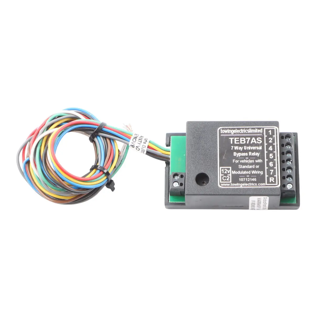 Towing Electrics Tow Hook 7 Way Bypass Relays 12V C2 TEB7AS 10712146