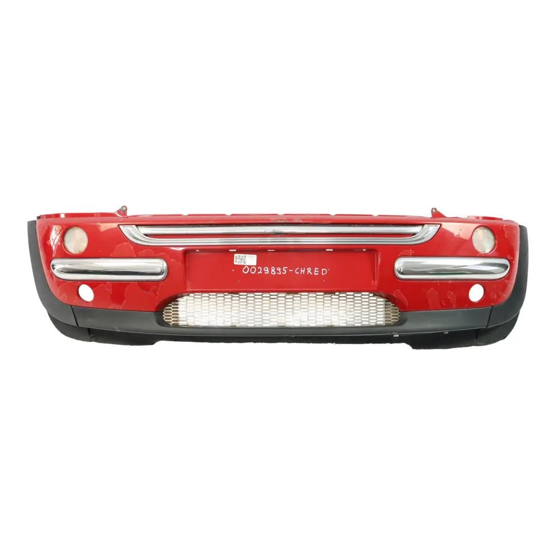 Complete Front Bumper Trim Panel Covering Chili Red - 851 Mini R50 - SKU 0029895-CHRED - Part number 0029895