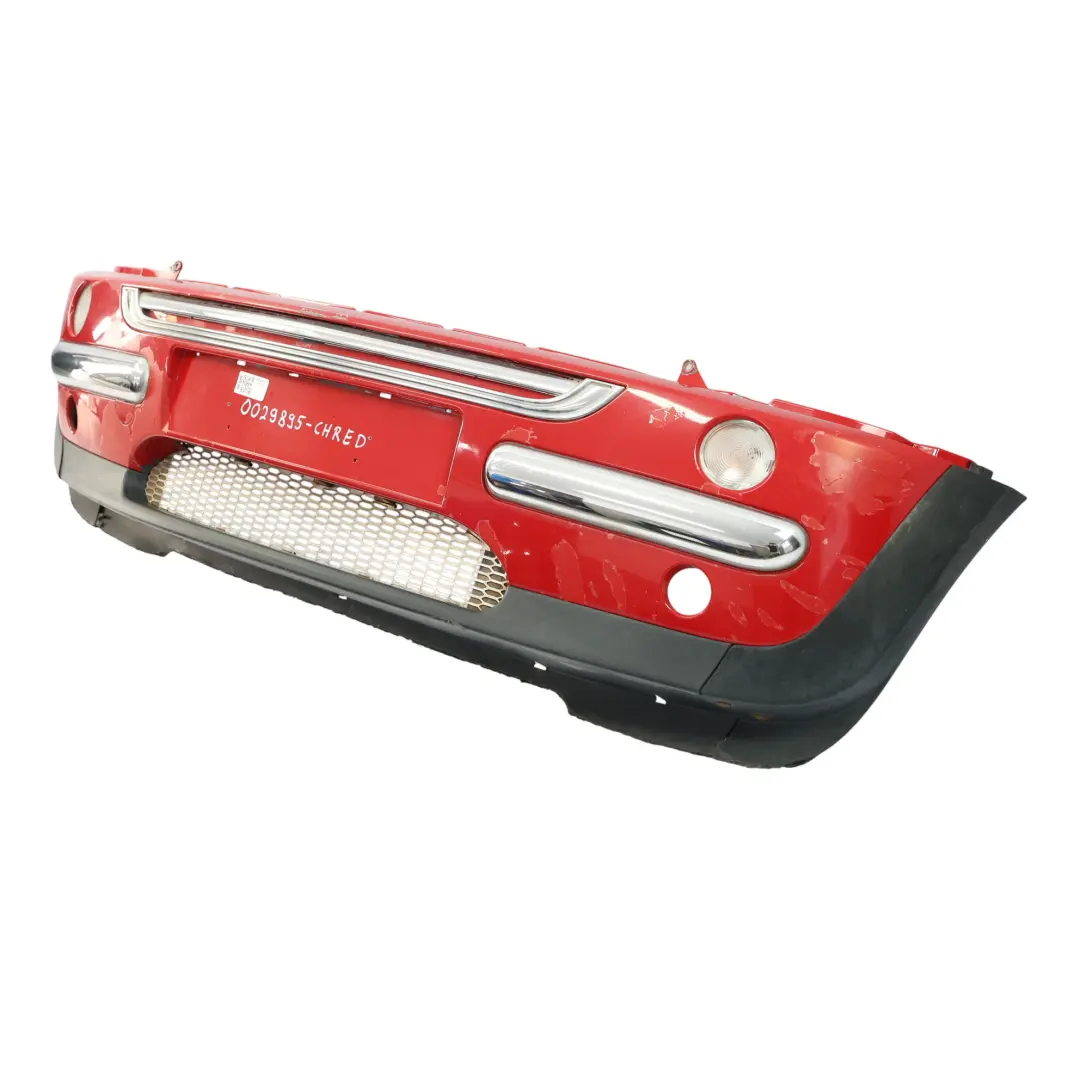 Complete Front Bumper Trim Panel Covering Chili Red - 851 Mini R50 - SKU 0029895-CHRED - Part number 0029895