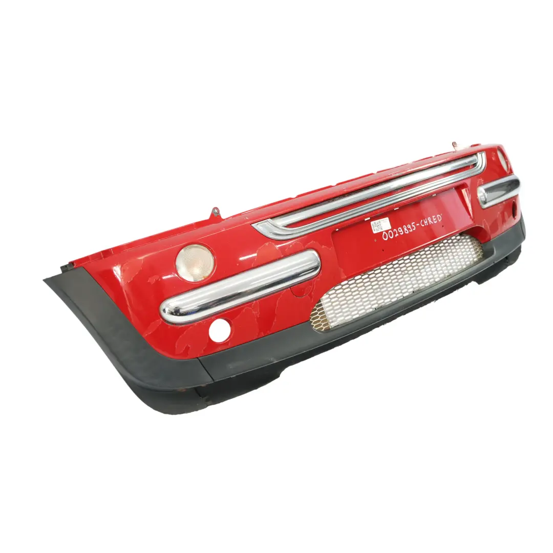 Complete Front Bumper Trim Panel Covering Chili Red - 851 Mini R50 - SKU 0029895-CHRED - Part number 0029895