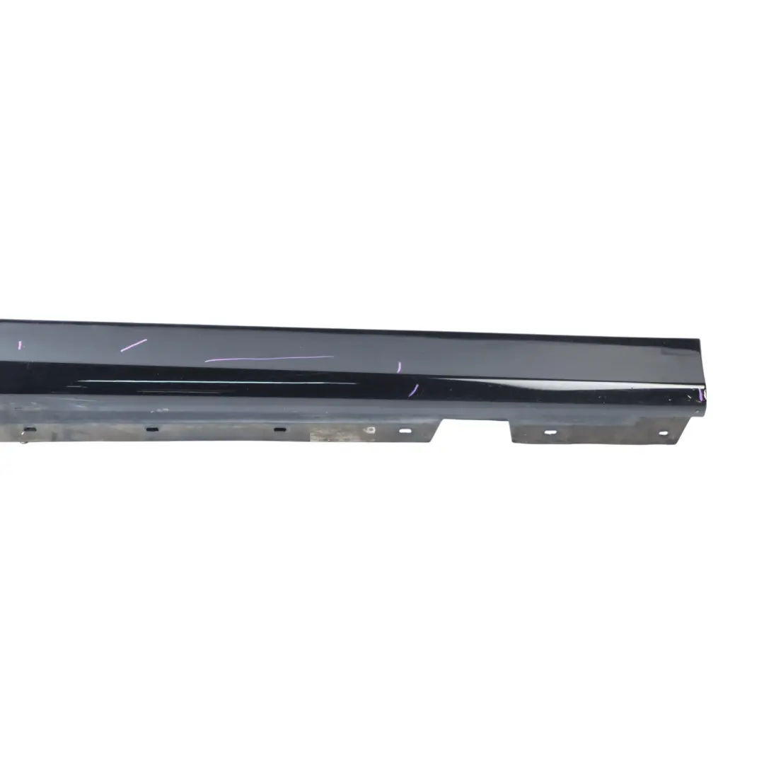 BMW E90 E91 Side Skirt Sill Strip Right O/S Schwarz 2 Black - 668
