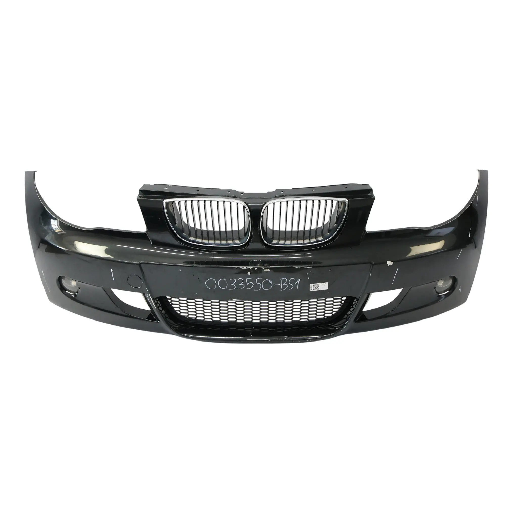 Front Bumper BMW E81 E87 M Sport Trim Panel Black Sapphire Metallic - 475
