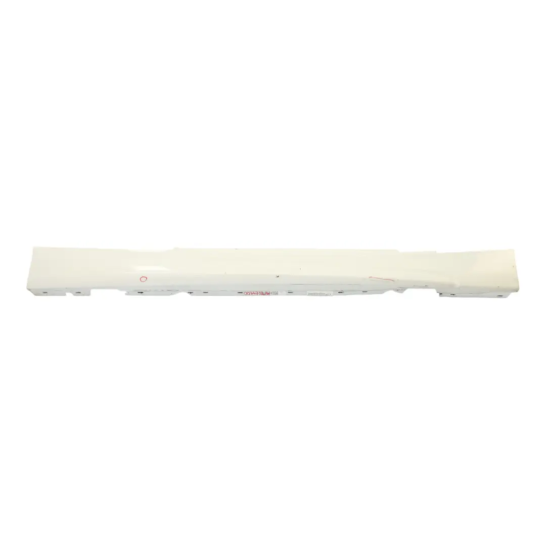 BMW E81 E82 E88 Side Skirt M Sport Sill Strip Right O/S Alpinweiss White - 300
