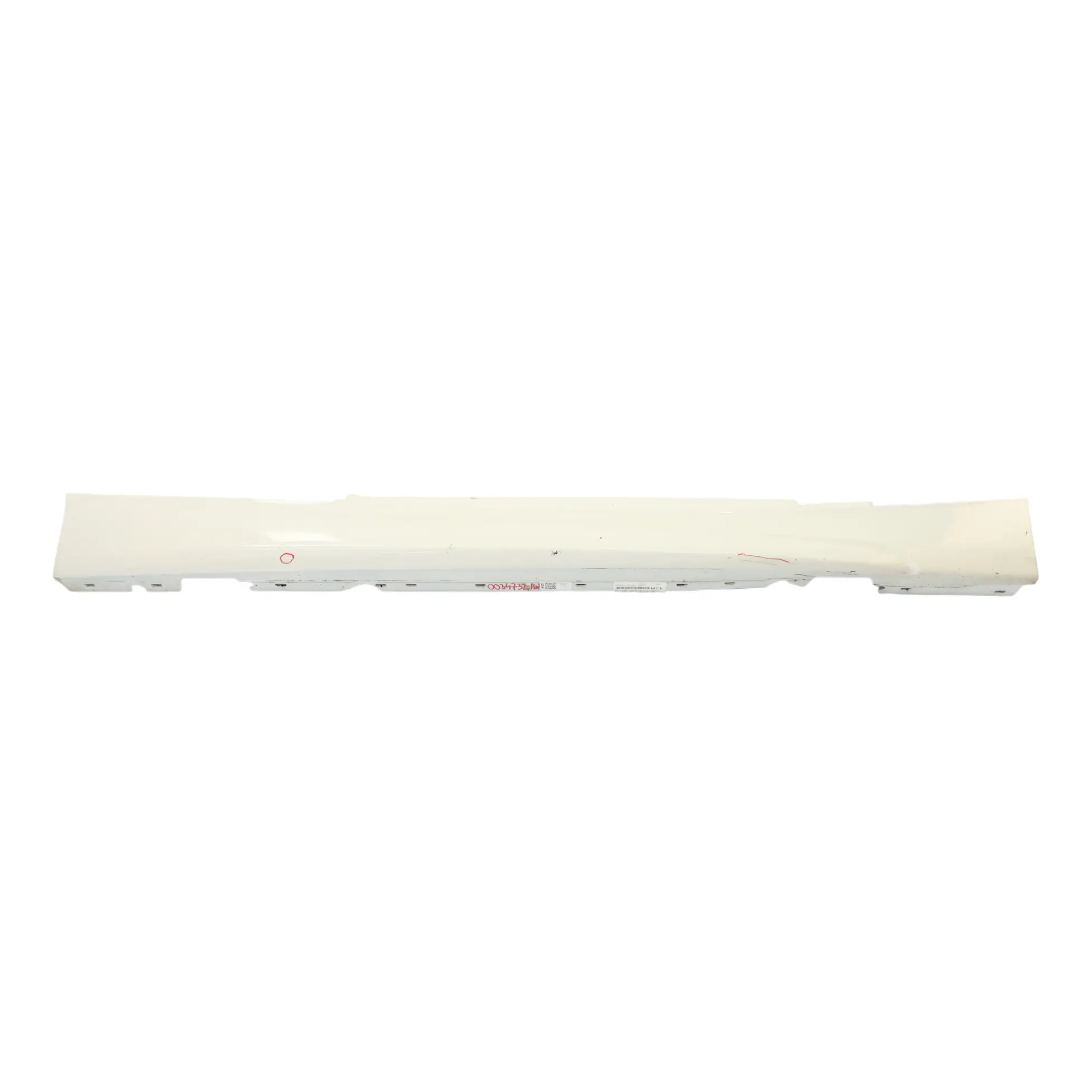 BMW E81 E82 E88 Side Skirt M Sport Sill Strip Right O/S Alpinweiss White - 300