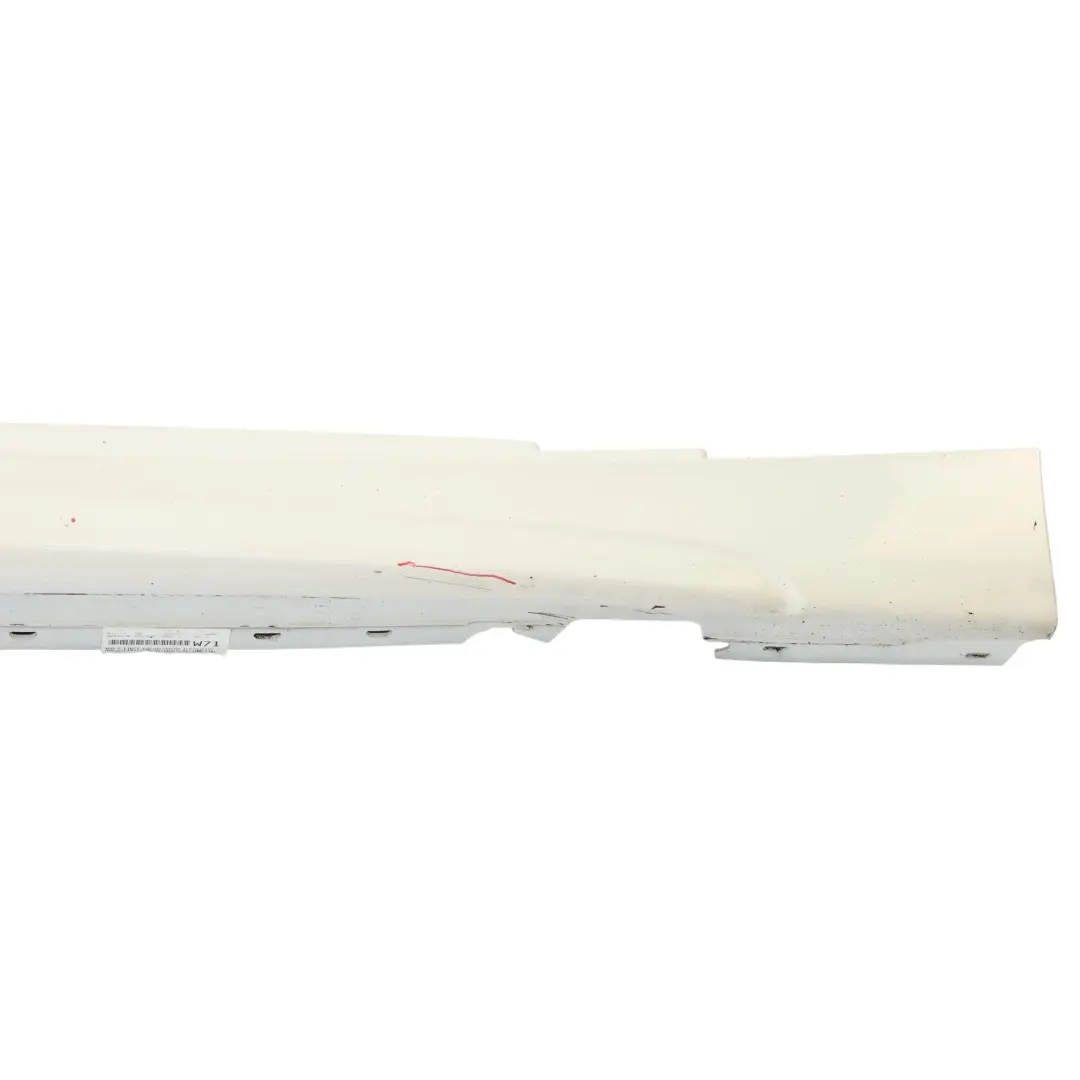 BMW E81 E82 E88 Side Skirt M Sport Sill Strip Right O/S Alpinweiss White - 300