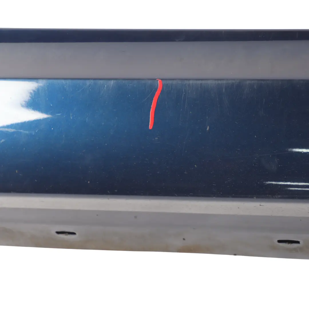 Side Skirt BMW E90 E91 LCI Sill Strip Right O/S Tiefseeblau Deep Sea Blue - A76