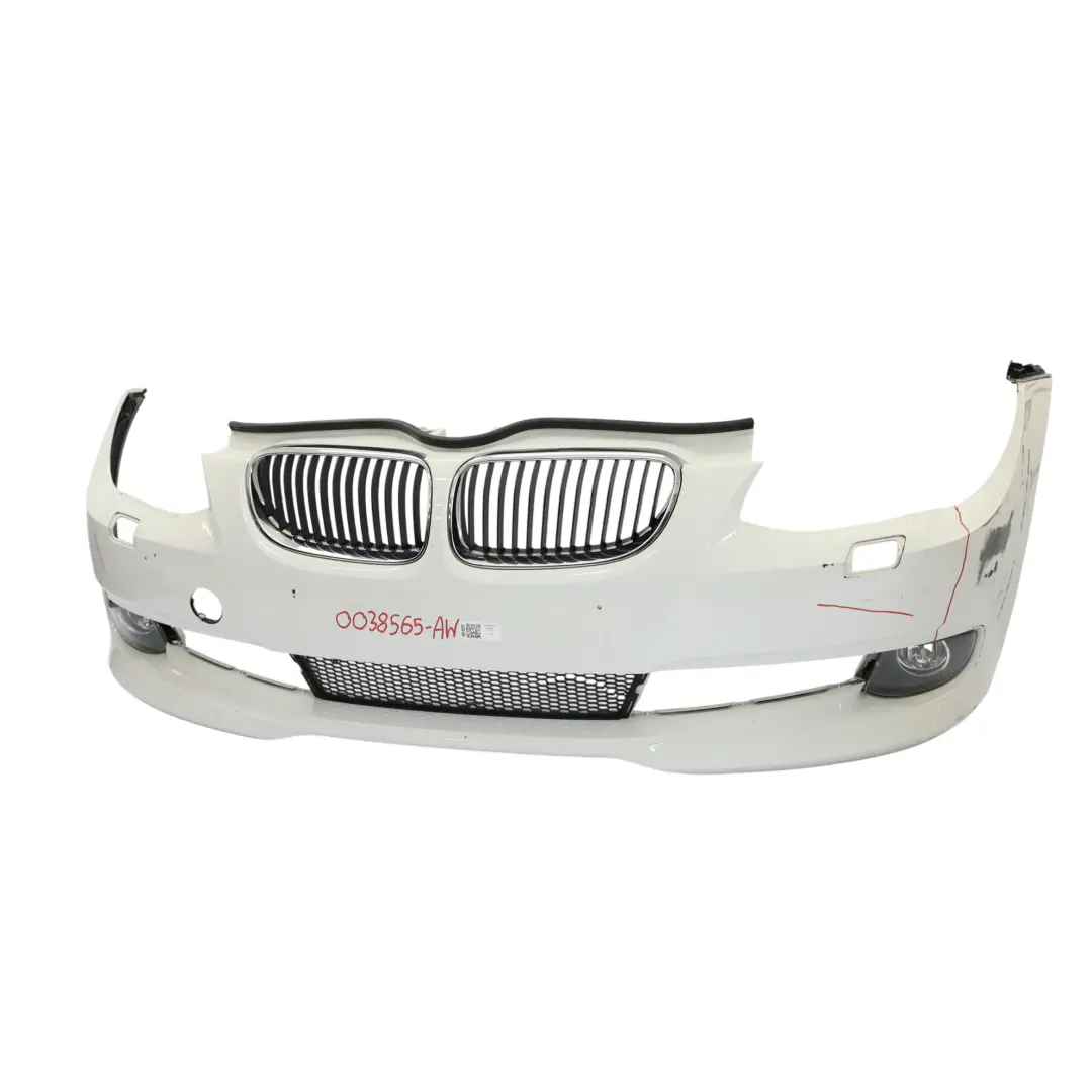 Bumper Front BMW E92 E93 LCI Trim Panel Alpinweiss 3 Alpine White - 300