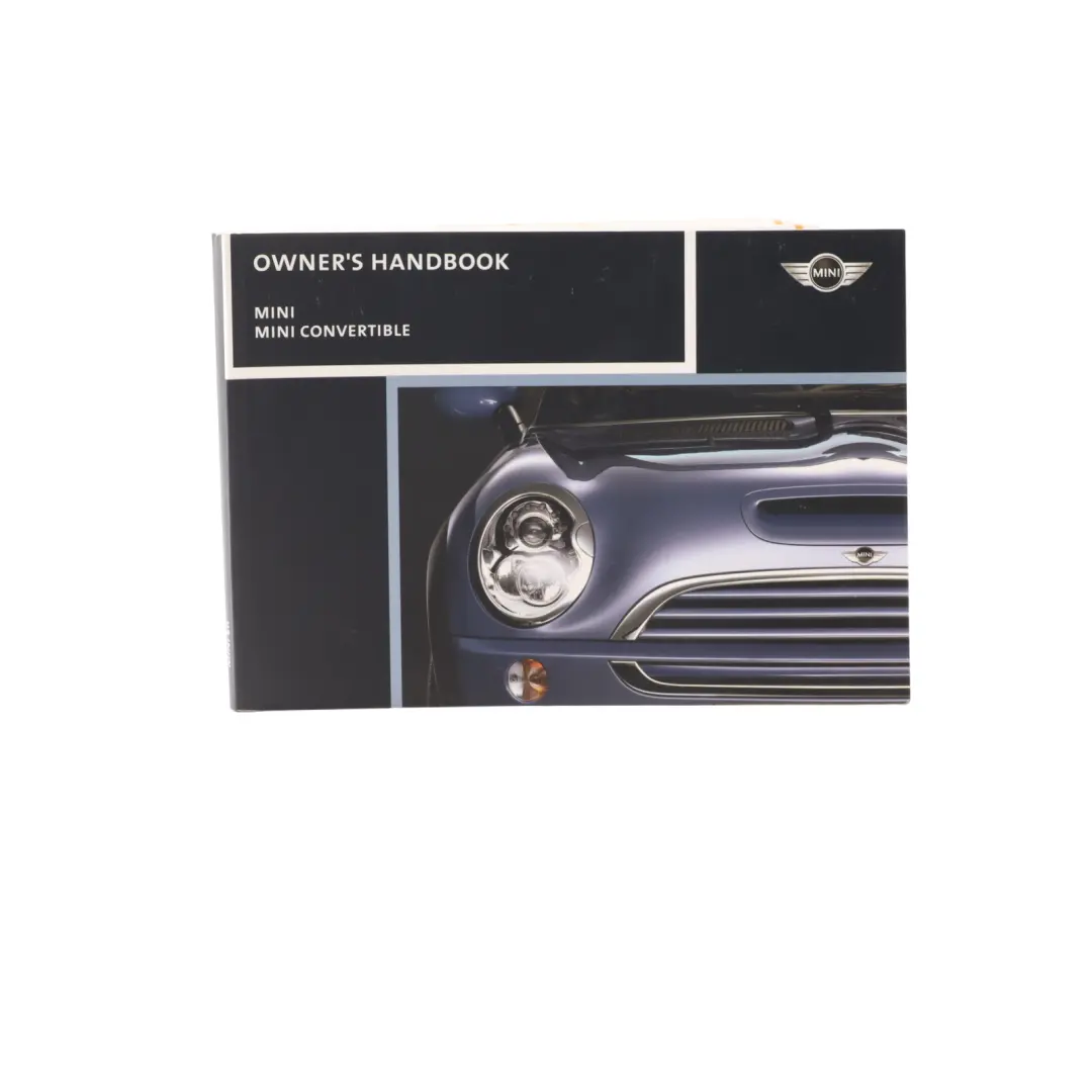 Owner's Handbook Mini R50 R52 R53 Instructions Manual Book Set Pouch Case Wallet  - SKU 0159123-3 - Part number 0159123