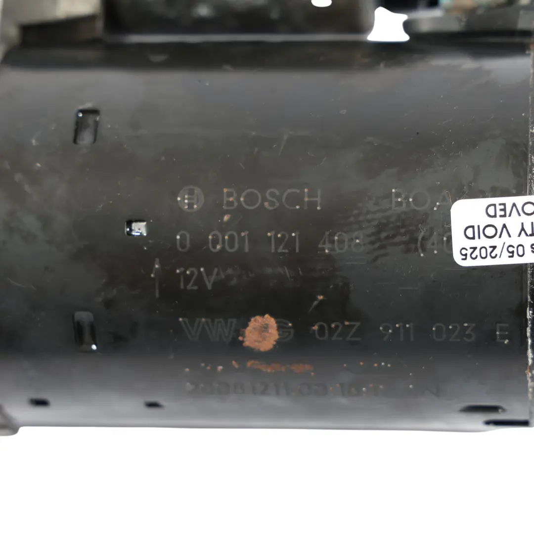 Volkswagen New Beetle 1.4 TSI Motor De Arranque Del Motor De Gasolina 02Z911023E