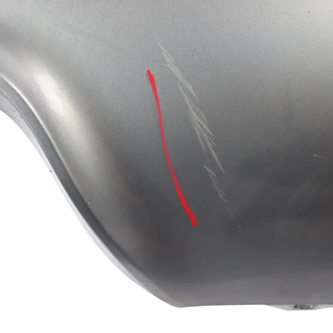 Rear Bumper Diffuser BMW E60 E61 M Sport Cover Trim Silbergrau - A08 0395228