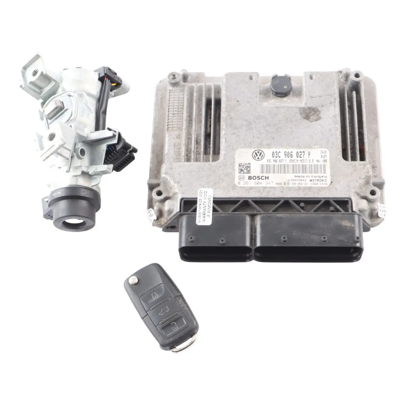 VW Volkswagen Golf Mk6 1.4 TSI CAVD 160HP Engine Unit ECU Kit 03C906027F Manual