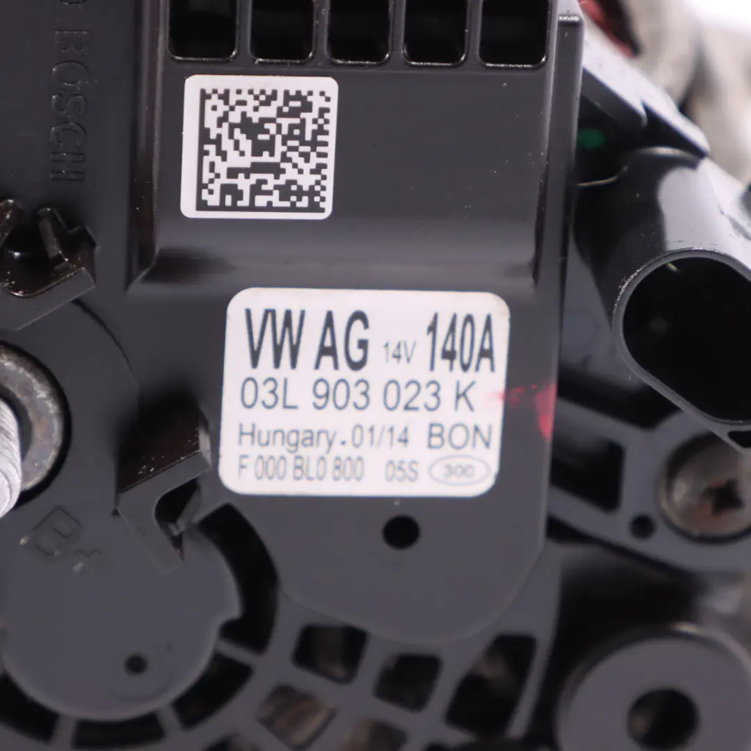 Alternator Generator Audi A3 8P A4 A5 B8 Q5 Diesel - SKU 03L903023K-1 - Numer Części 03L903023K