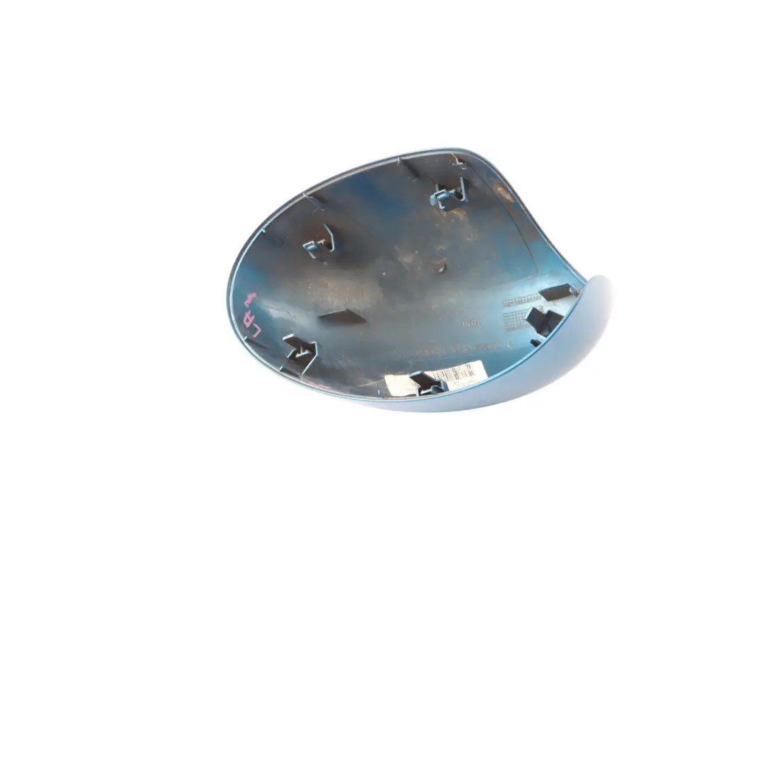 Mini R55 R56 Mirror Cover Fold Cap Trim Right O/S Door Wing Laser Blue - A59