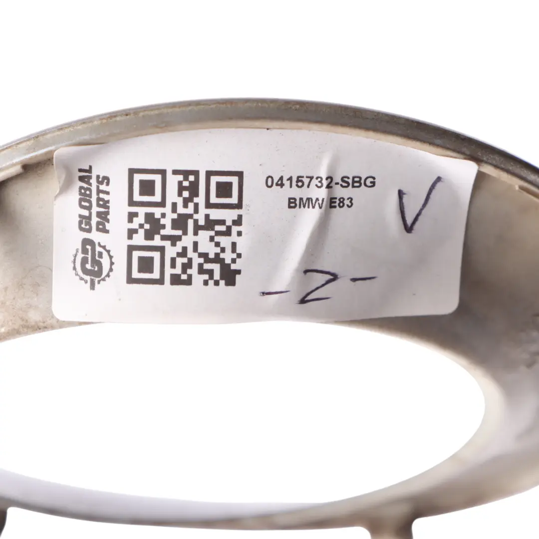 Fog Lamp Cover Front Right O/S Bumper Silbergrau Metallic - A08 BMW X3 E83 LCI - SKU 0415732-SBG - Part number 0415732