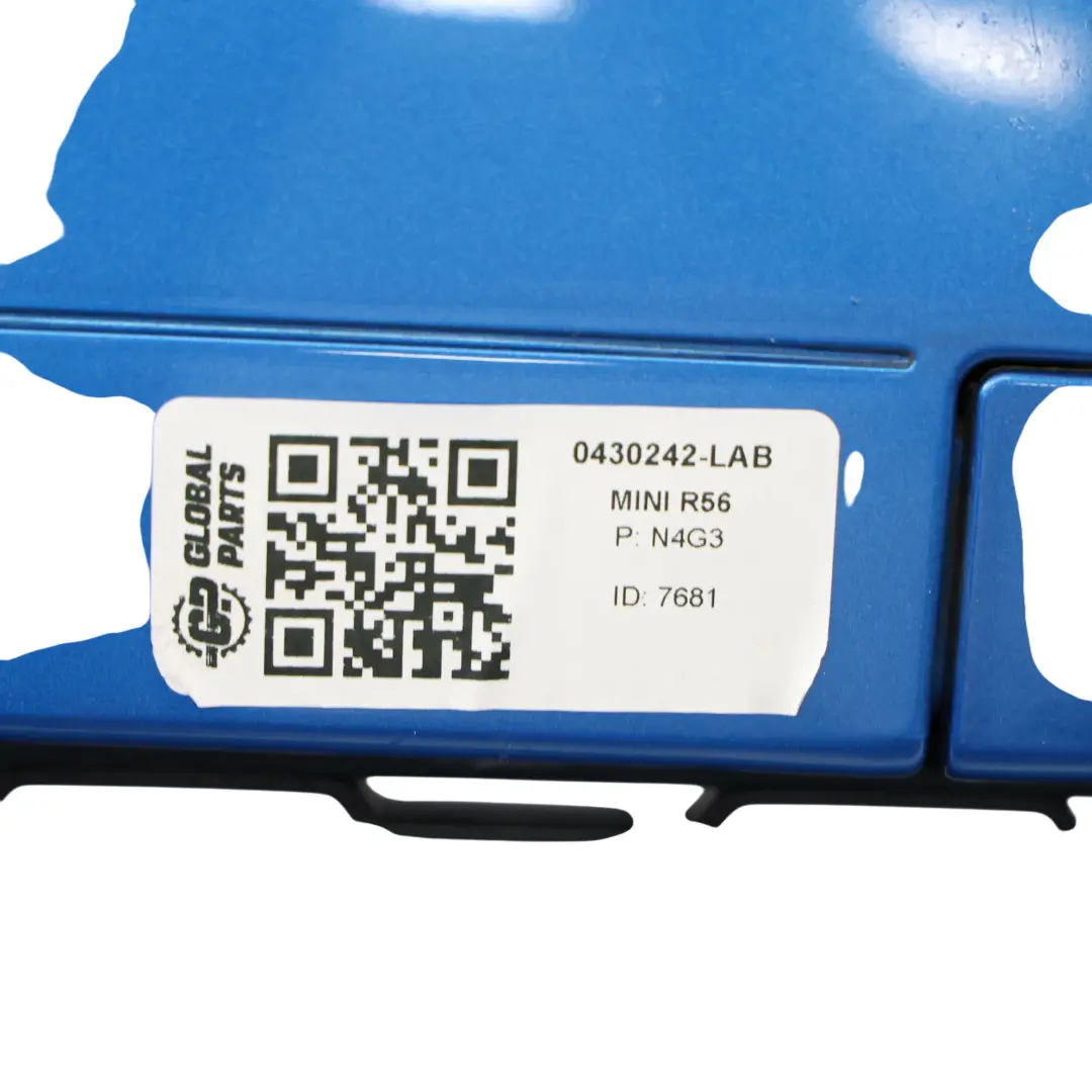 Mini Cooper S R55 R56 Front Bumper Trim Panel Laser Blue Metallic - A59