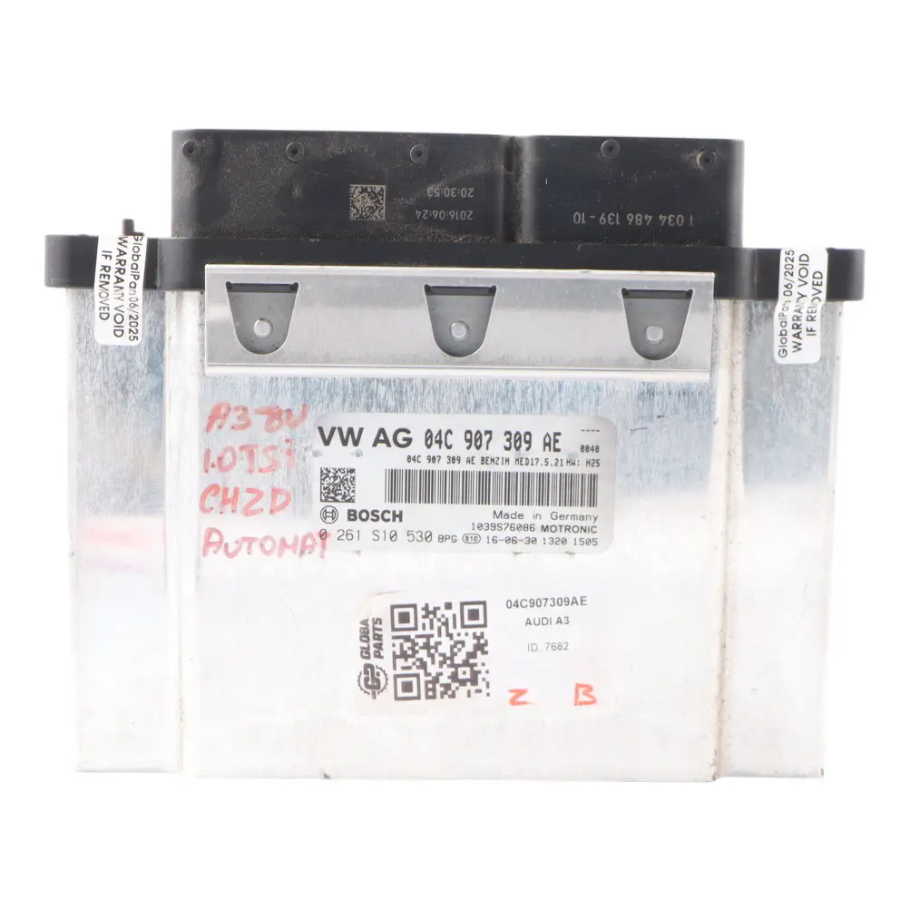 Audi A3 8V 1.0 TFSI CHZD 115HP Quattro Engine ECU 04C907309AE Automatic