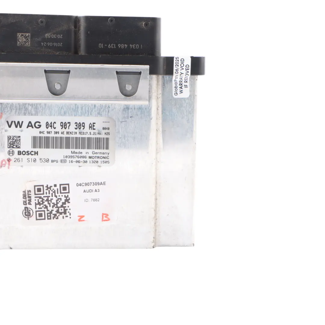 Audi A3 8V 1.0 TFSI CHZD 115HP Quattro Engine ECU 04C907309AE Automatic