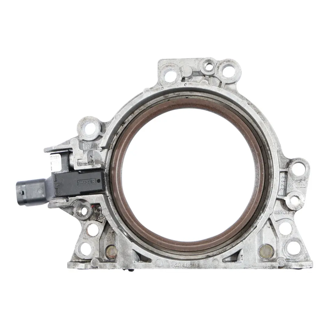 Audi A5 8T 2.0 TDI CSUB Tapa Del Retén Del Cigüeñal Con Sensor 04L103170E