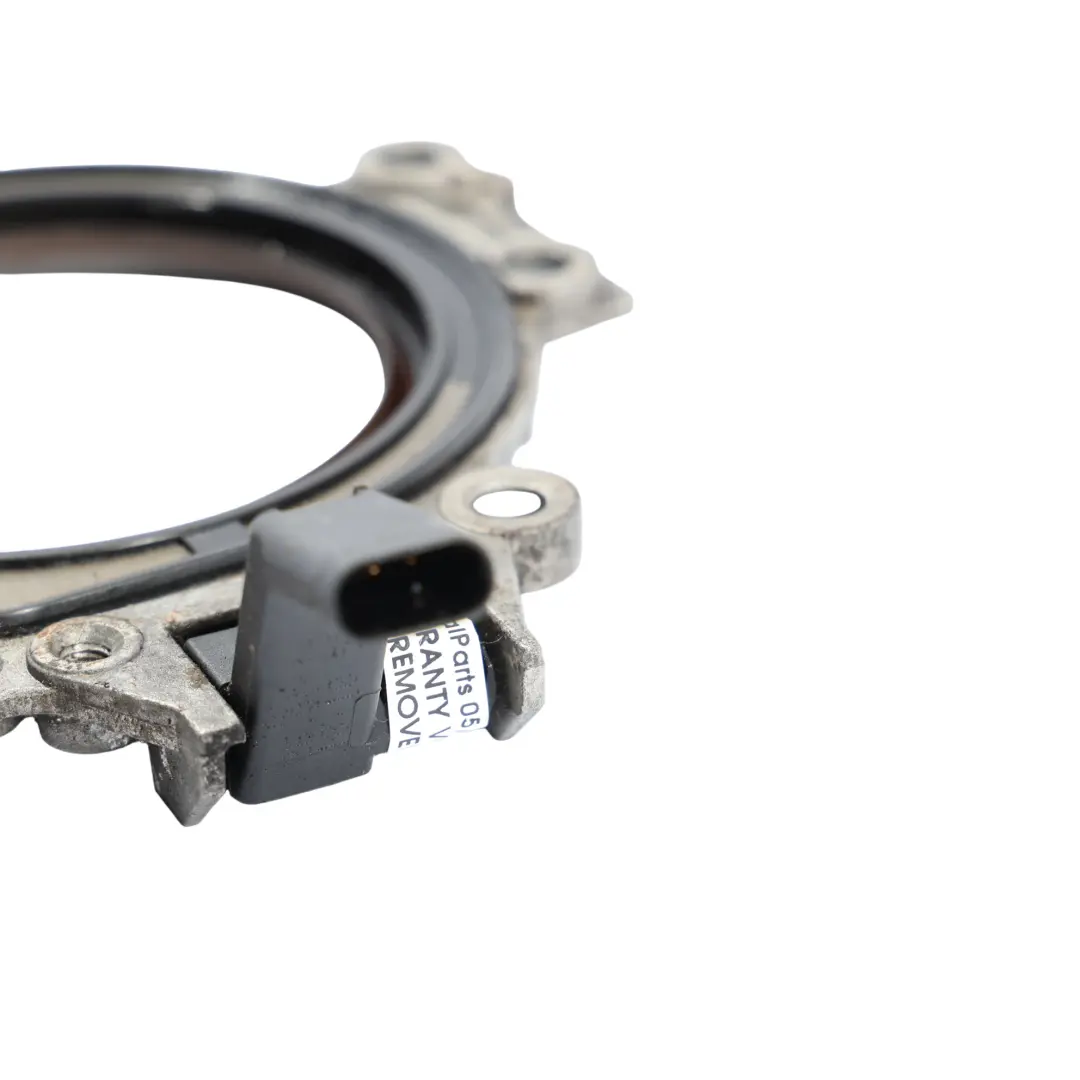 Audi A5 8T 2.0 TDI CSUB Tapa Del Retén Del Cigüeñal Con Sensor 04L103170E