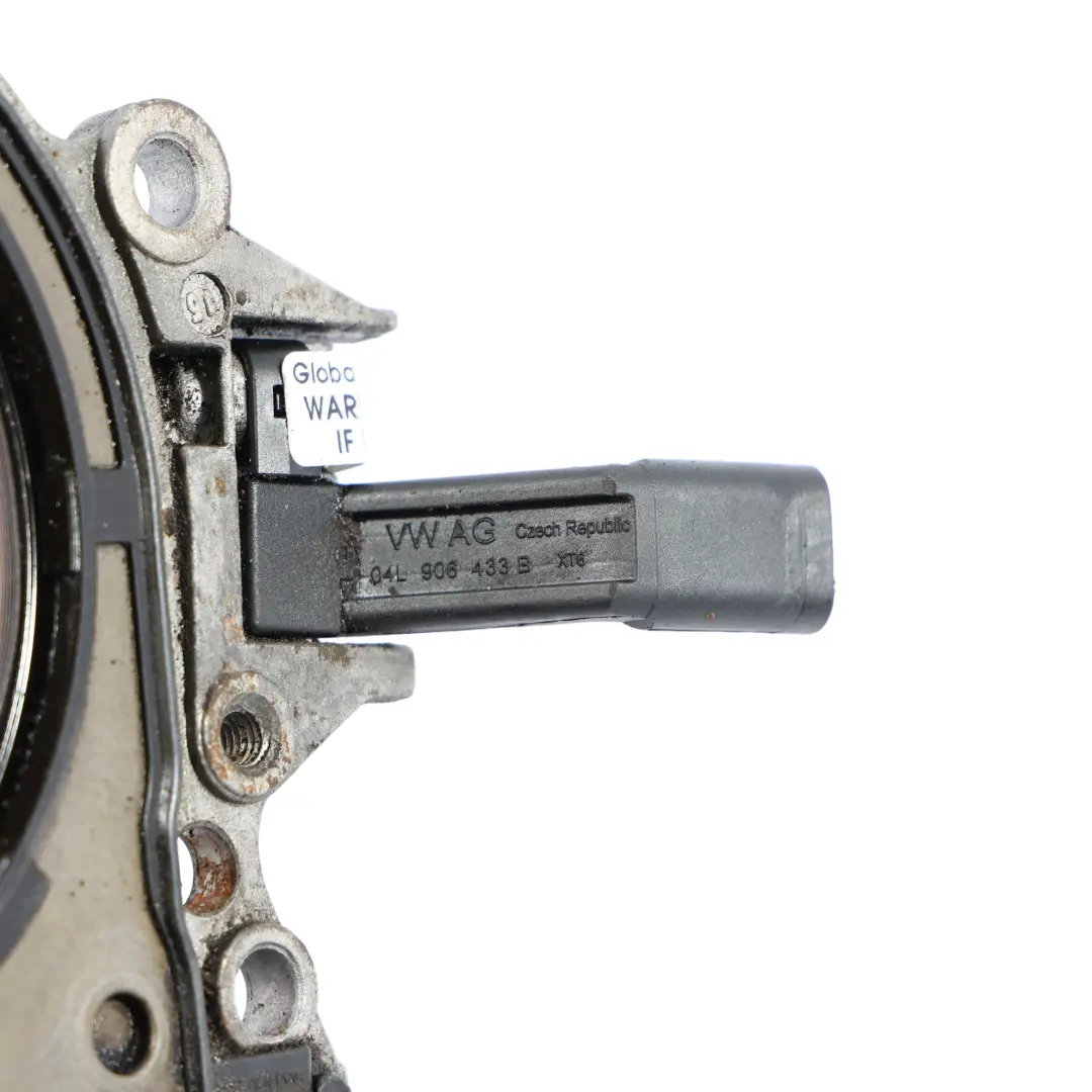 Audi A5 8T 2.0 TDI CSUB Tapa Del Retén Del Cigüeñal Con Sensor 04L103170E