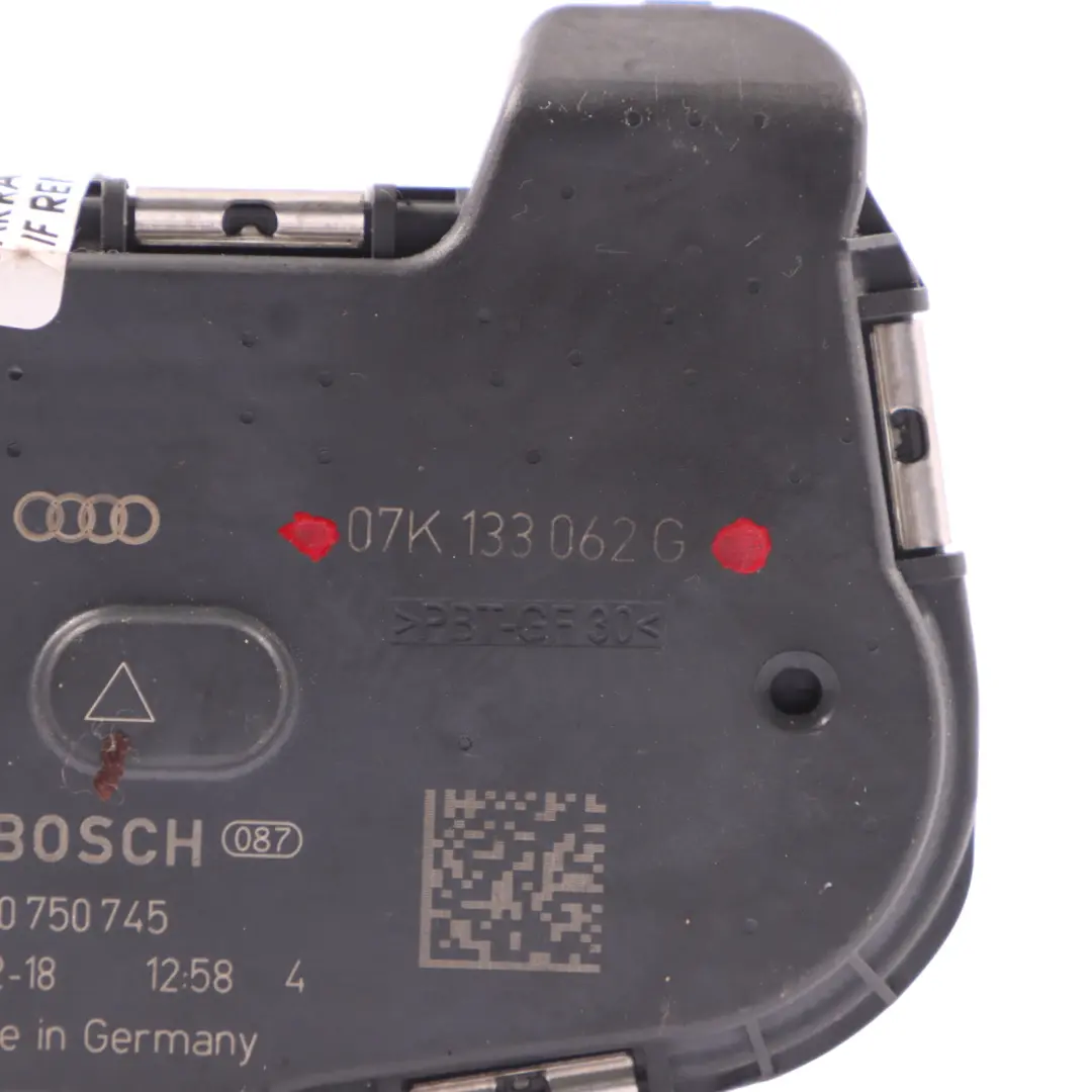 Throttle Body Valve Flap Motor Actuator Audi RS3 8V 2.5 TFSI Engine - SKU 07K133062G - Part number 07K133062G