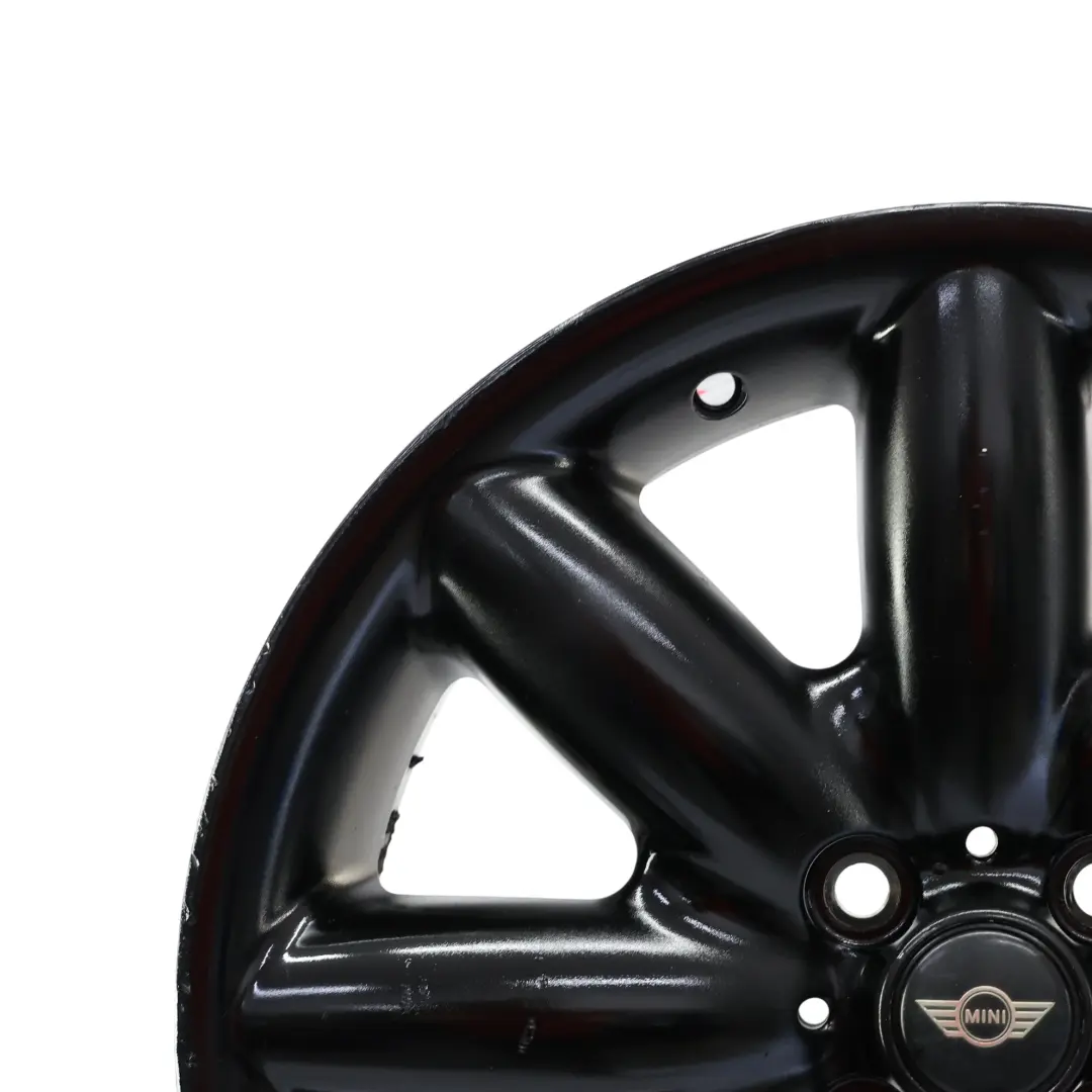 Mini Cooper R50 R53 R55 R56 R57 Black Wheel Alloy Rim 17" ET:48 7J S-Spoke 85
