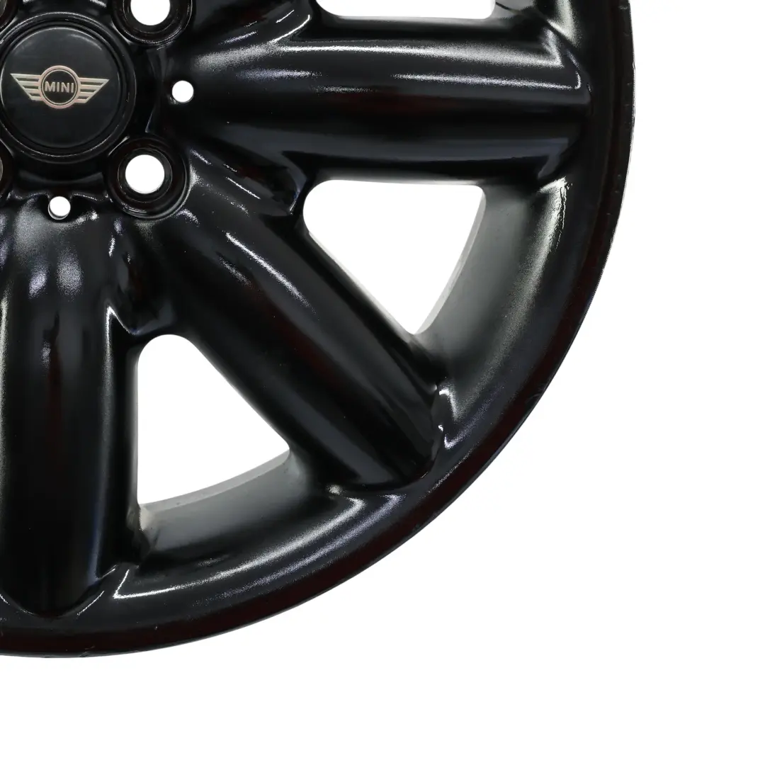 Mini Cooper R50 R53 R55 R56 R57 Black Wheel Alloy Rim 17" ET:48 7J S-Spoke 85