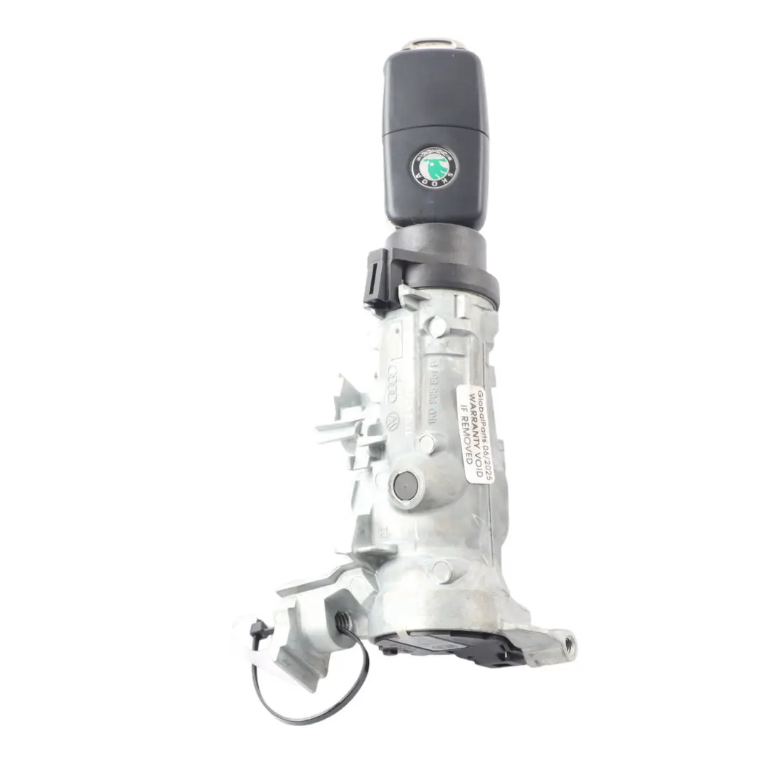 Skoda Octavia II 1Z Ignition Steering Wheel Lock Cylinder + Key 1K0905851B