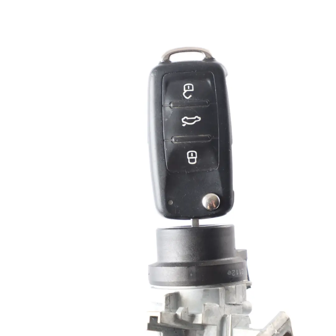 Skoda Octavia II 1Z Ignition Steering Wheel Lock Cylinder + Key 1K0905851B