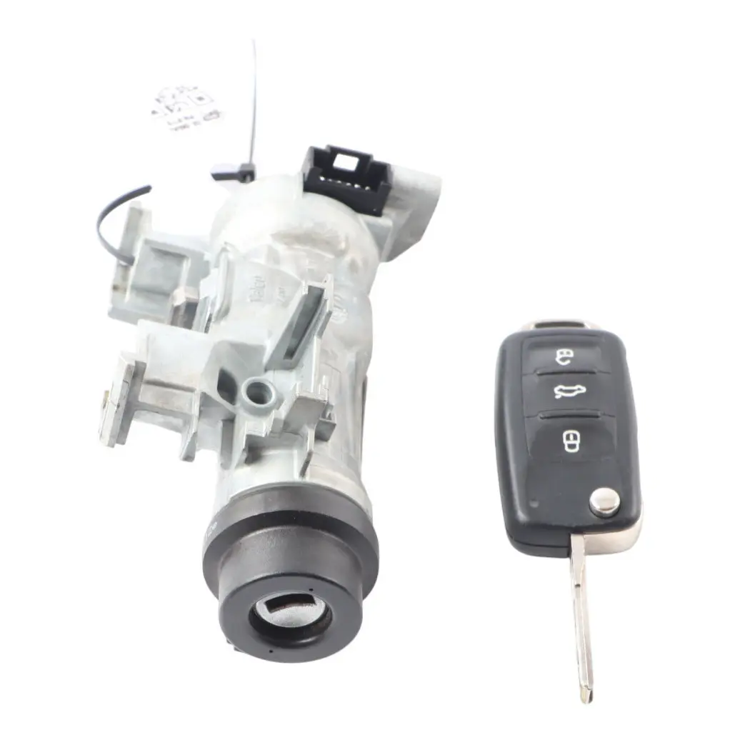Skoda Octavia II 1Z Ignition Steering Wheel Lock Cylinder + Key 1K0905851B