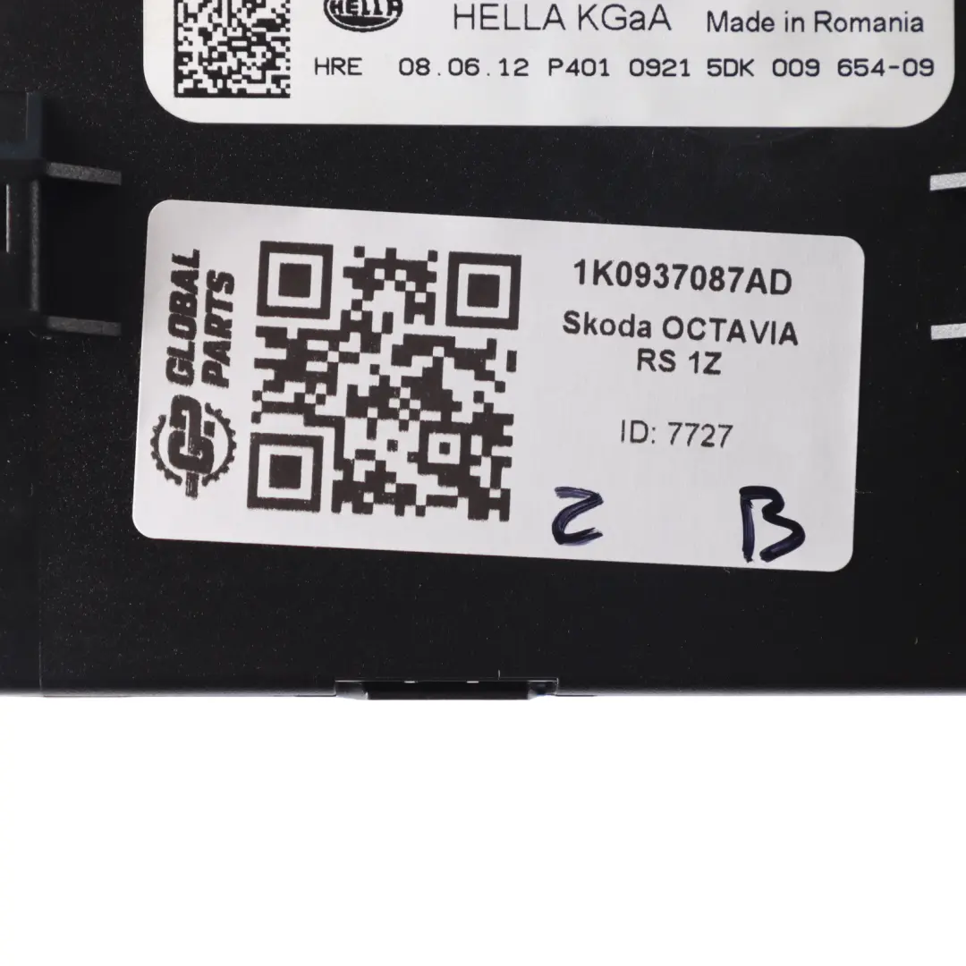 Body Control Module Convenience Unit BCM ECU Skoda Octavia II - SKU 1K0937087AD - Part number 1K0937087AD