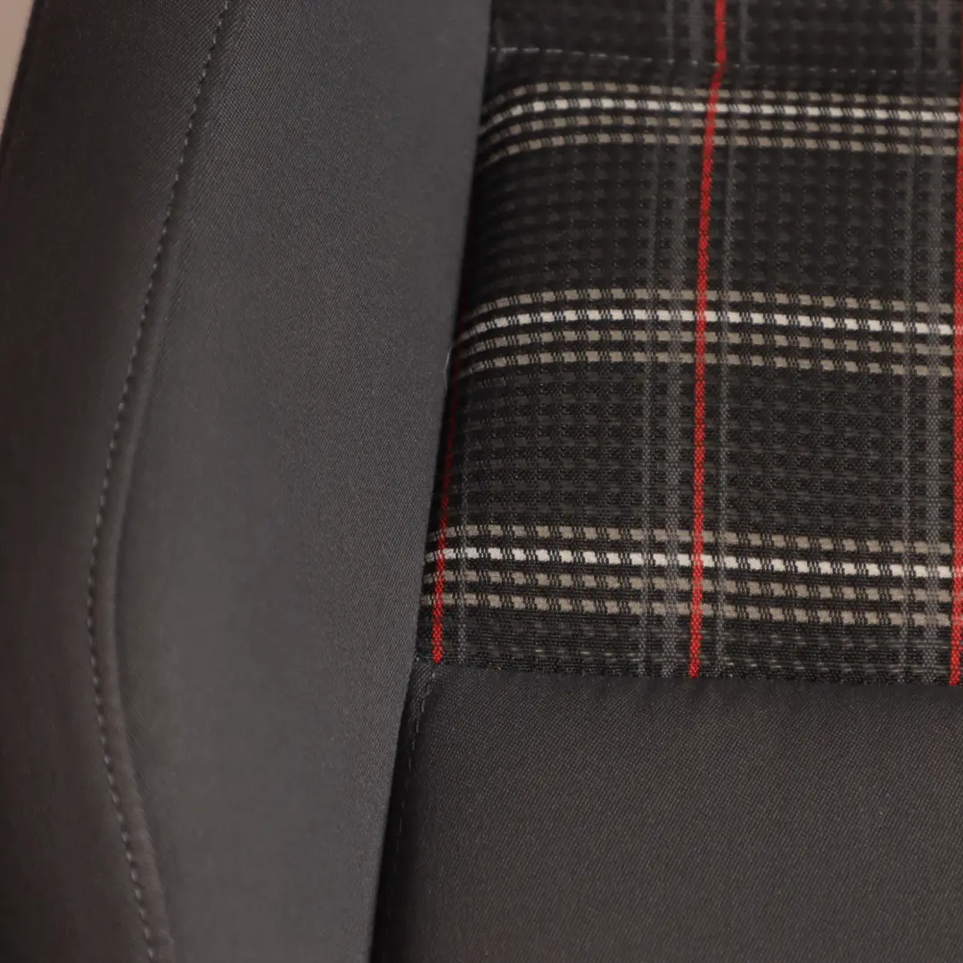 Volkswagen Golf GTI 1K Front Seat Heated Cloth Fabric Black Left N/S
