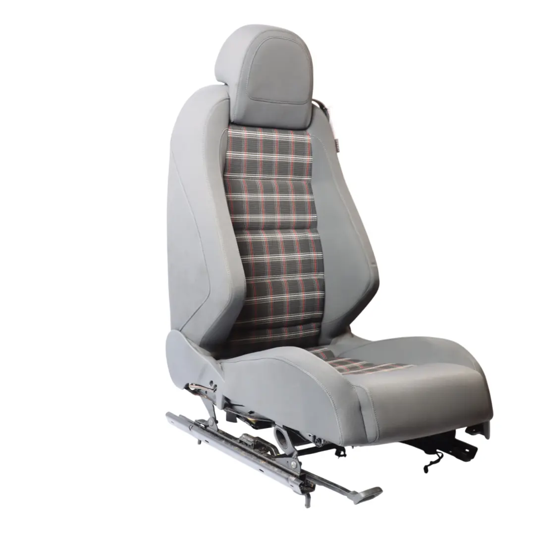 Volkswagen Golf GTI 1K Front Seat Heated Cloth Fabric Black Left N/S