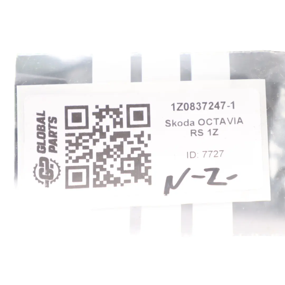 1Z Interior Front Door Handle Trim Left N/S Speaker Skoda Octavia RS - SKU 1Z0837247-1 - Part number 1Z0837247