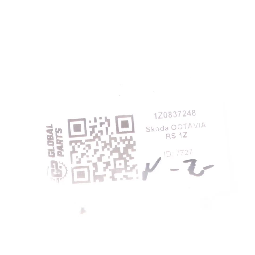Interior Door Handle Trim Front Right O/S Speaker Skoda Octavia II - SKU 1Z0837248 - Part number 1Z0837248