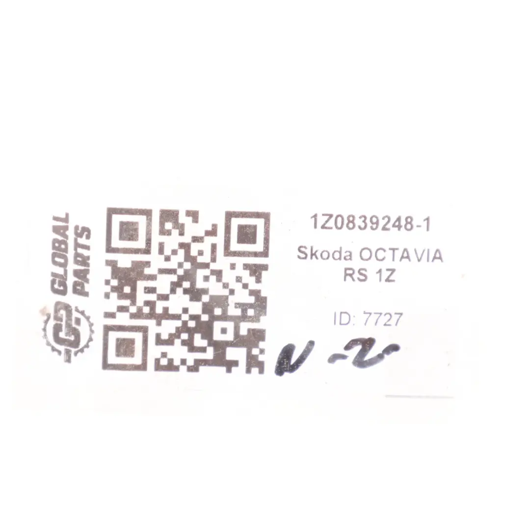 1Z Door Handle Interior Trim Rear Right O/S Speaker Skoda Octavia II - SKU 1Z0839248-1 - Part number 1Z0839248