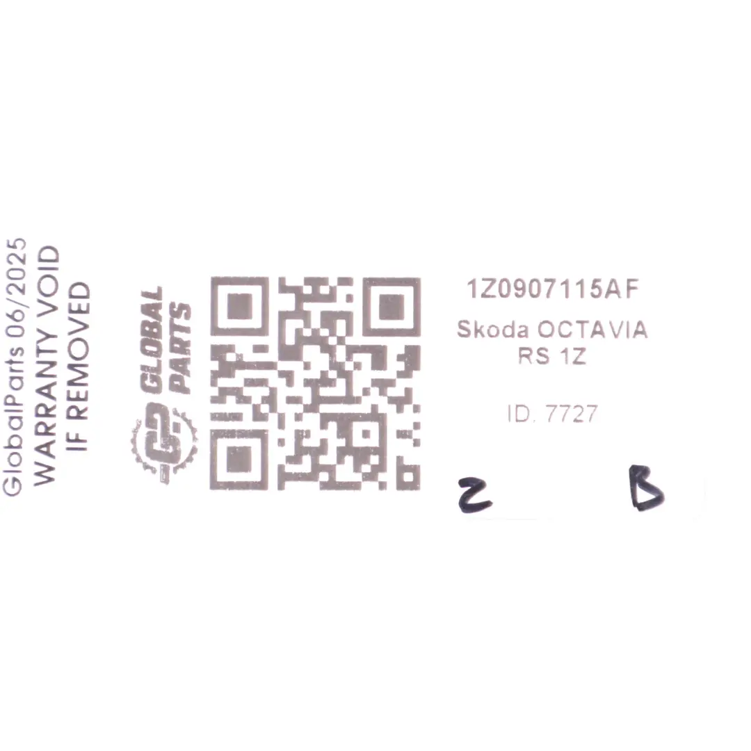 1Z 2.0 TFSI CCZA 200HP Engine Unit ECU Manual Skoda Octavia RS - SKU 1Z0907115AF - Part number 1Z0907115AF