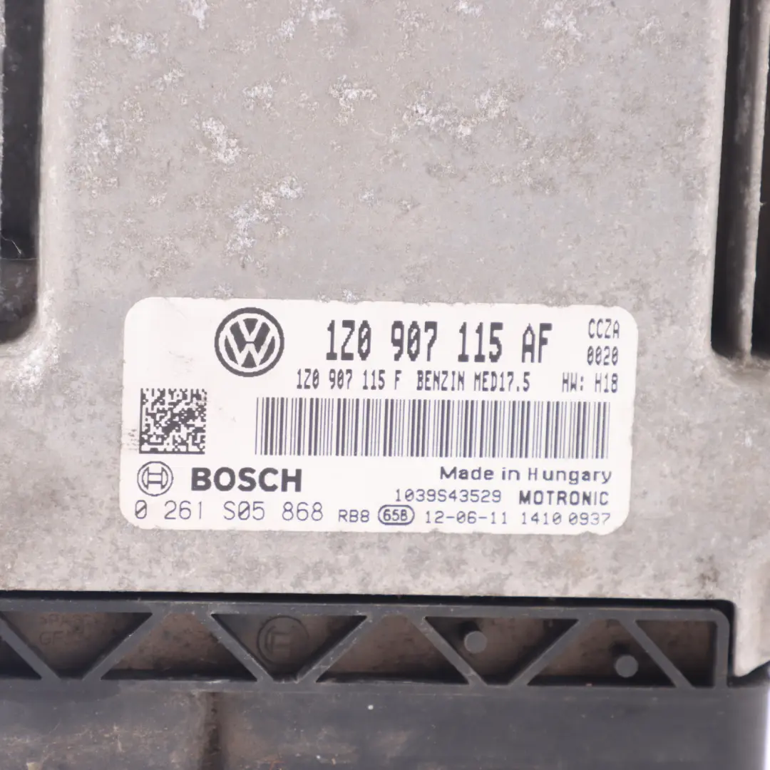 1Z 2.0 TFSI CCZA 200HP Engine Unit ECU Manual Skoda Octavia RS - SKU 1Z0907115AF - Part number 1Z0907115AF