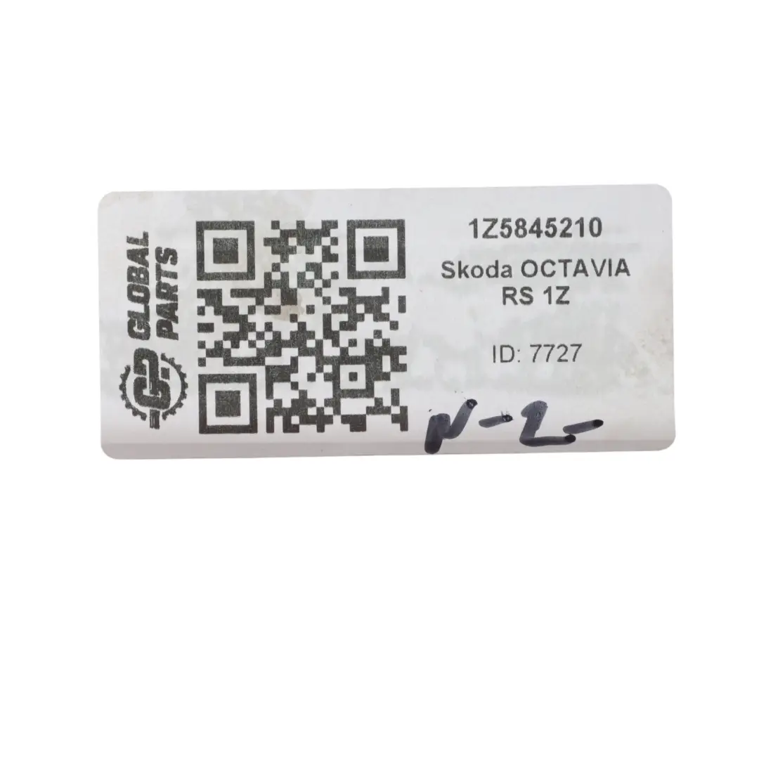 1Z Rear Door Window Glass Seal Gasket Right O/S AS2 Skoda Octavia II - SKU 1Z5845210 - Part number 1Z5845210