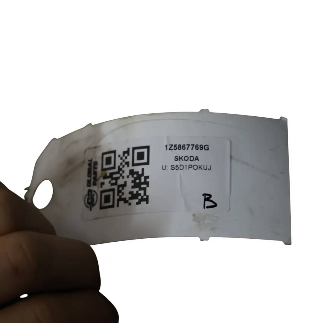 Parcel Shelf Cover Trim Panelling Black Skoda Octavia II - SKU 1Z5867769G - Part number 1Z5867769G
