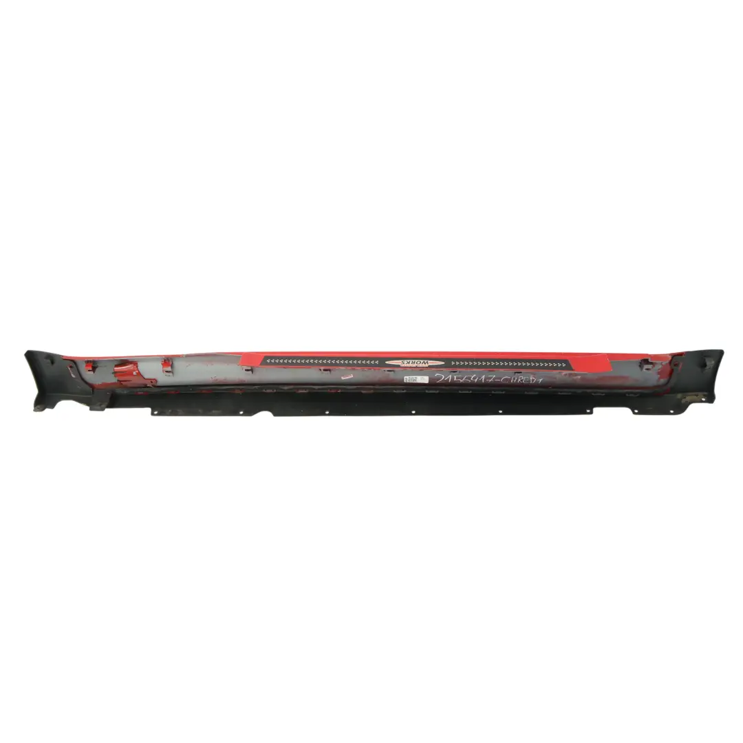 Side Skirt Mini R56 R57 JCW Left N/S Door Sill Trim Chili Red - 851