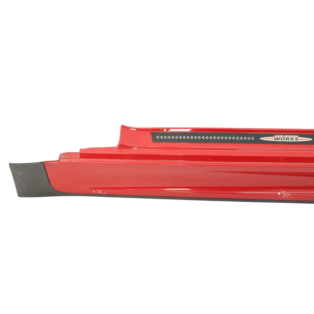 Side Skirt Mini R56 R57 JCW Left N/S Door Sill Trim Chili Red - 851