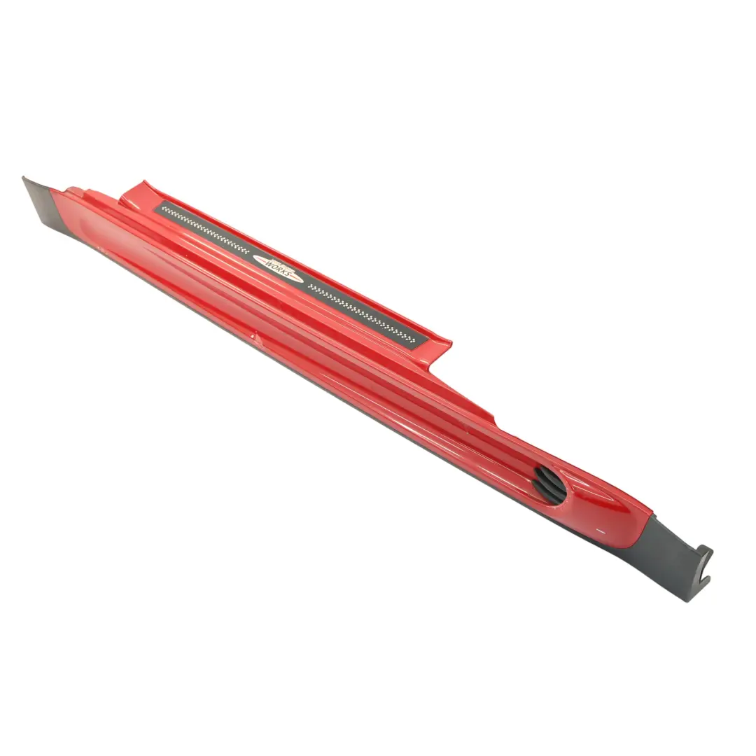Side Skirt Mini R56 R57 JCW Left N/S Door Sill Trim Chili Red - 851