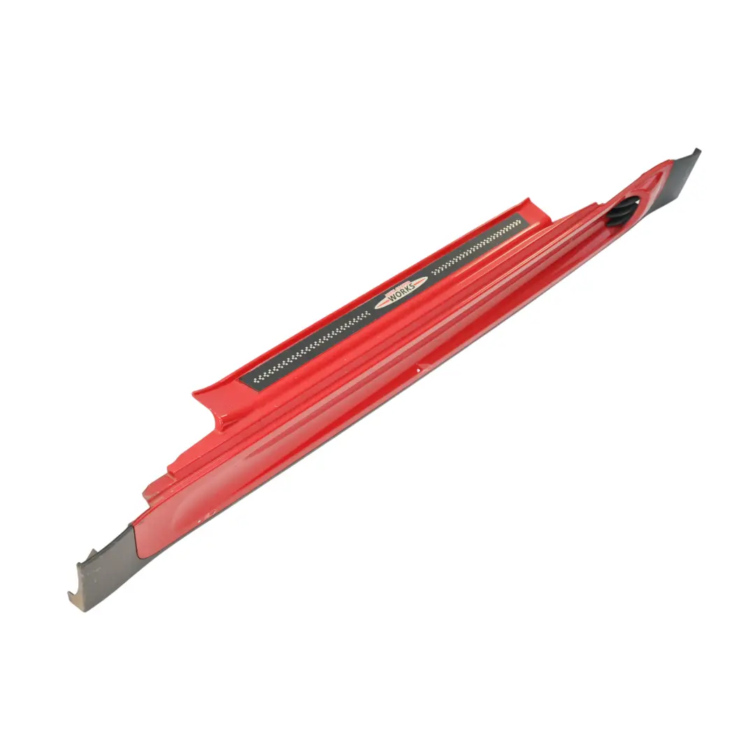 Side Skirt Mini R56 R57 JCW Left N/S Door Sill Trim Chili Red - 851