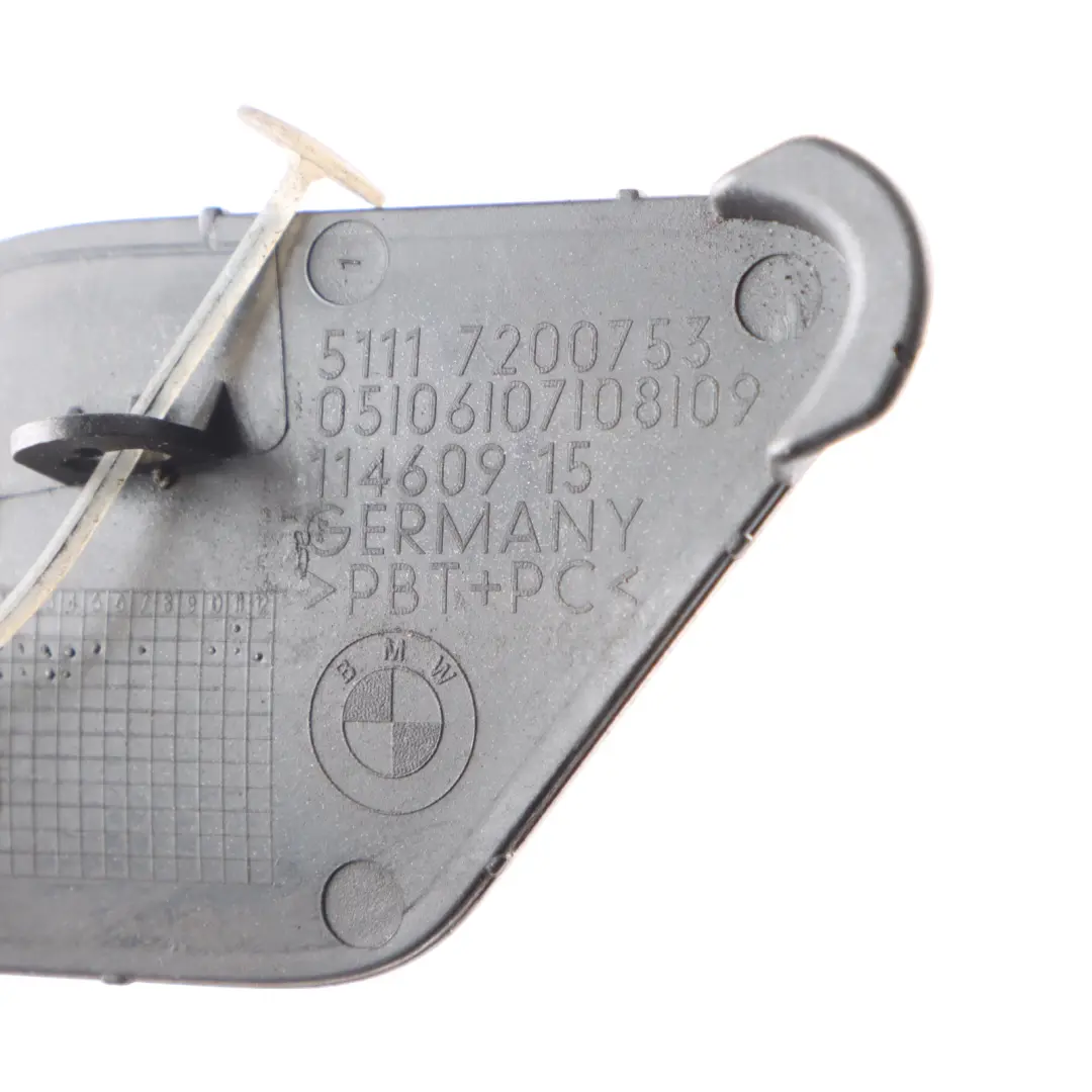 BMW F07 Towing Tow Eye Flap Cap Cover Titansilber Metallic - 354 2163765 